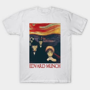 Anxiety (1894) by Edvard Munch T-Shirt